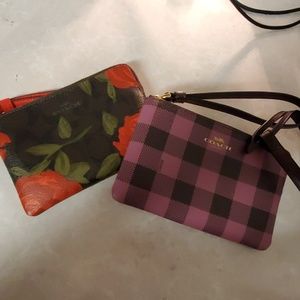 2 Coach Wristlets